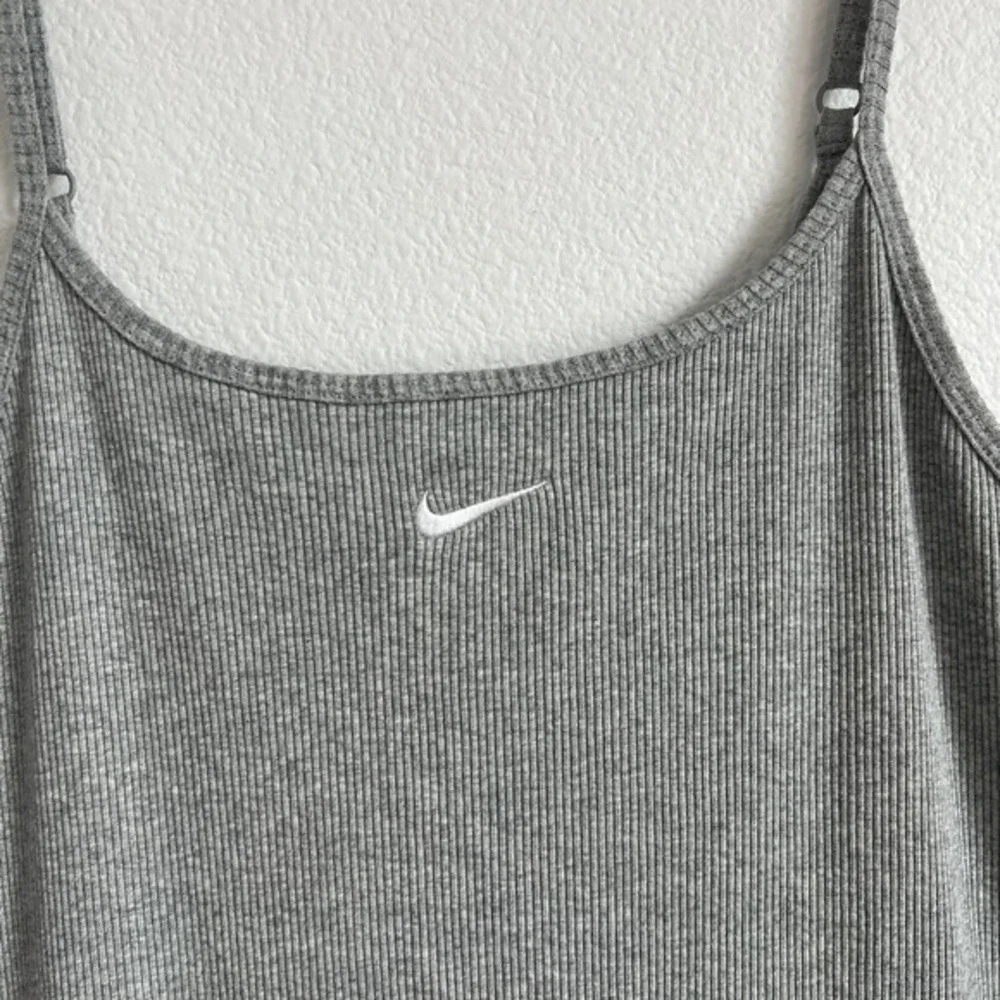 Nike Gray Sportswear Essential Ribbed Women's Dress XL 90's "Off-Duty Athlete" - Picture 3 of 7